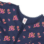 Girls Screen Printed Co-ord Set - Navy