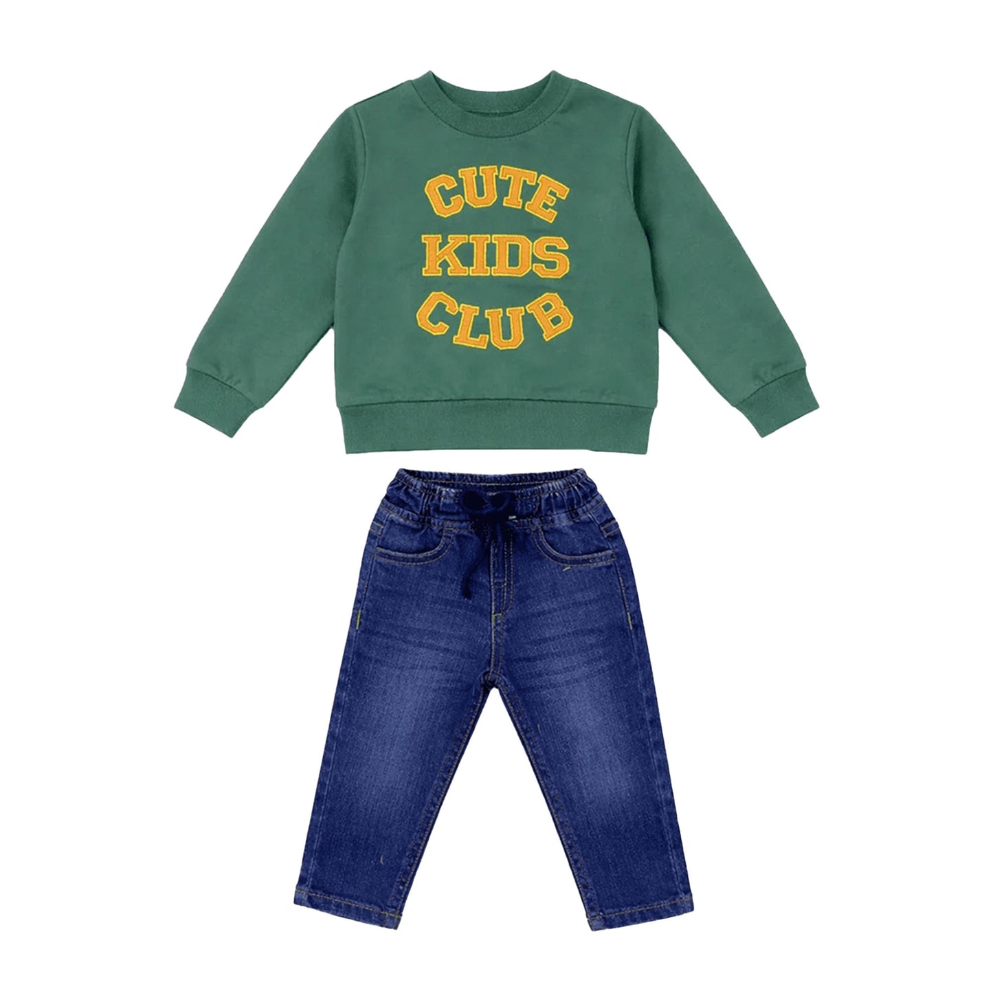 Boys Baba 2 piece Suit - Green