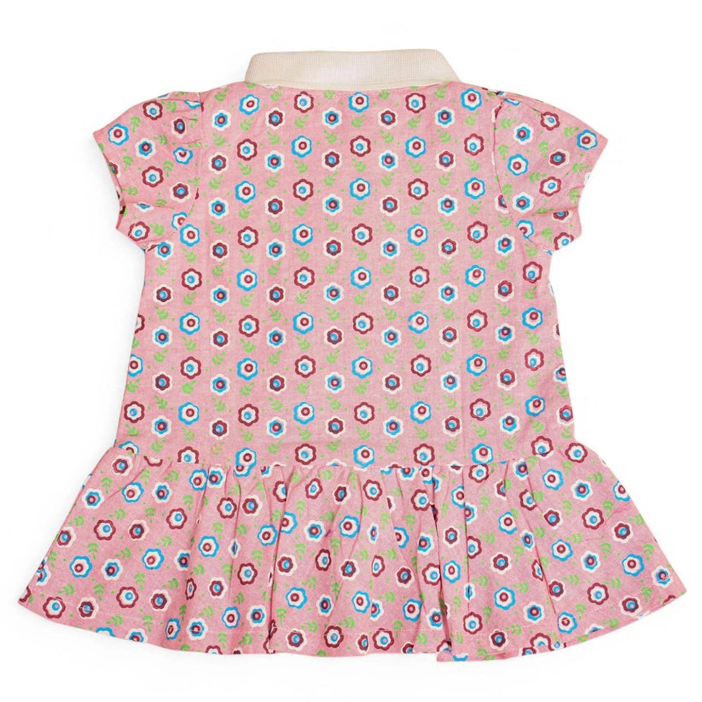 Cute Kids Newborn Frocks Rose Quartz Floral Design