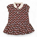 Newborn Frocks - Maroon