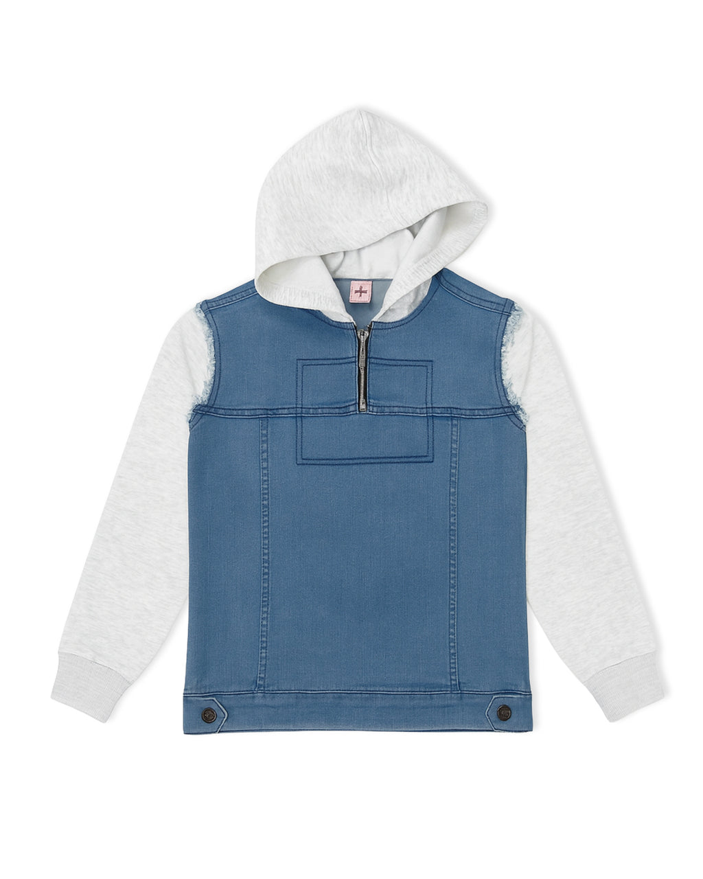 Boys Denim Fleece Jacket
