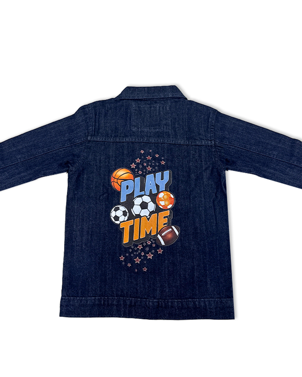 Boys Denim Jacket - Blue & Black