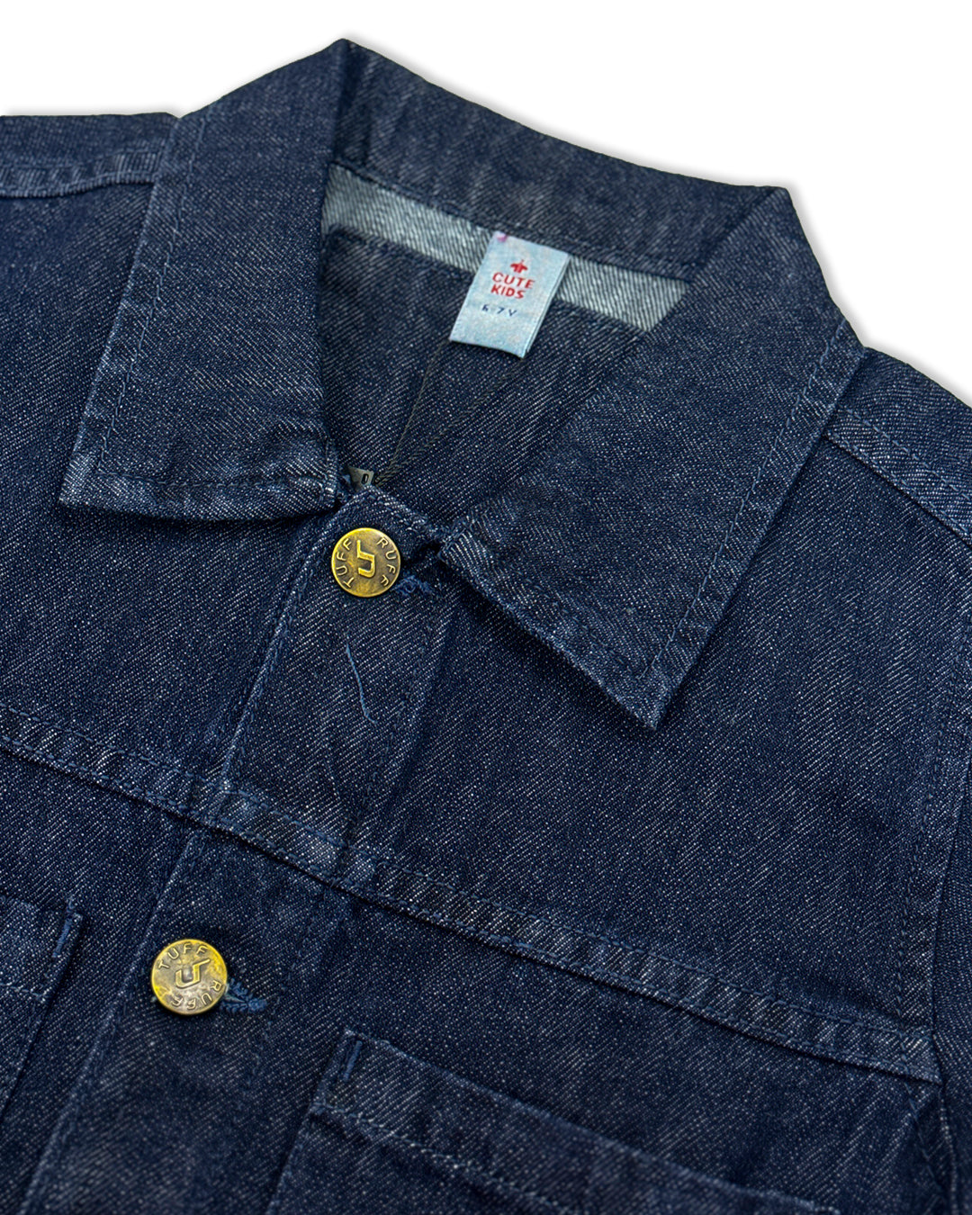 Boys Denim Jacket - Blue & Black