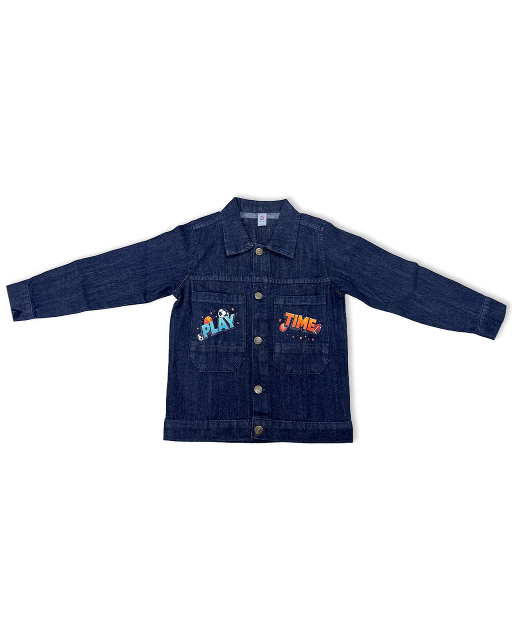Boys Denim Jacket - Blue & Black