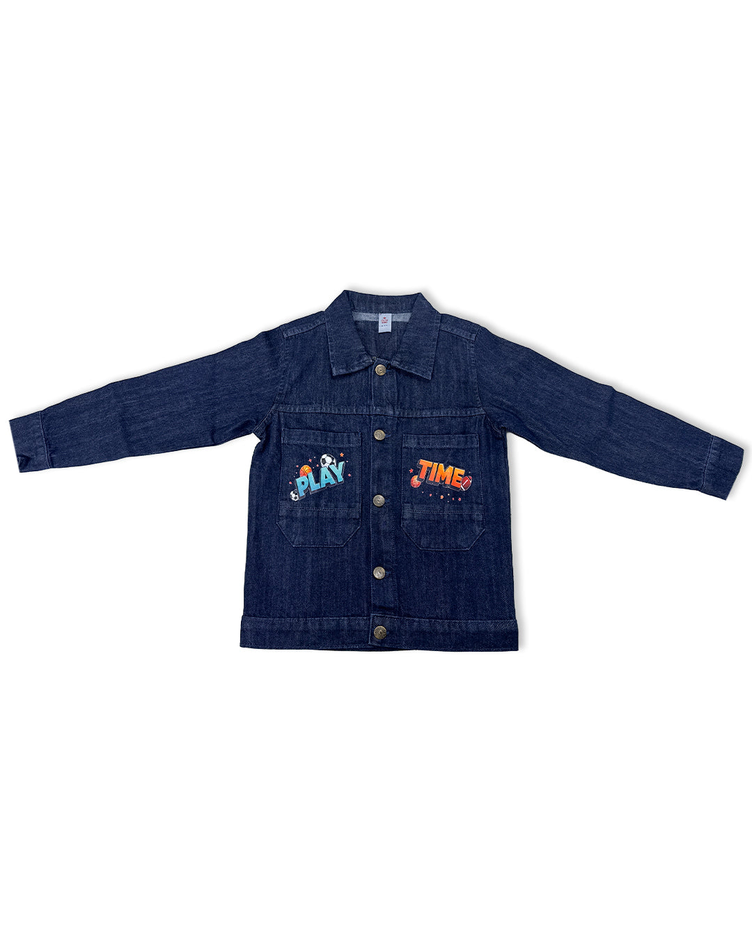 Boys Denim Jacket - Blue & Black