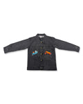 Boys Denim Jacket - Blue & Black