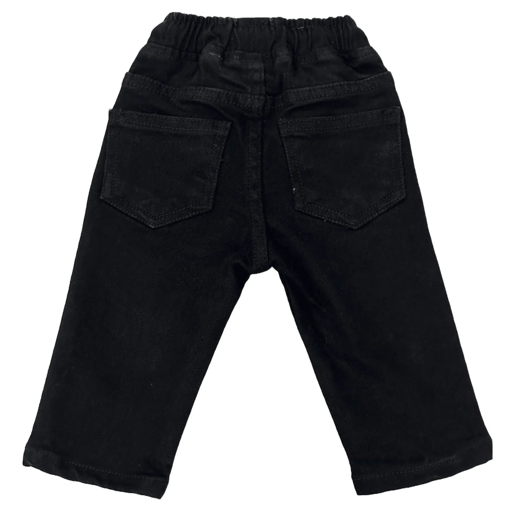 NewBorn Denim Pants - Black - Cute Kids