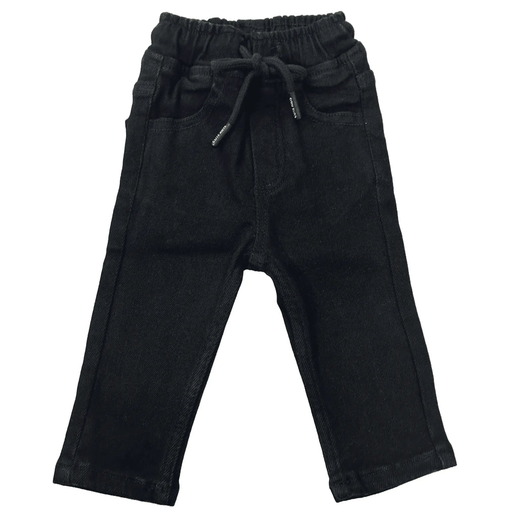 NewBorn Denim Pants - Black - Cute Kids