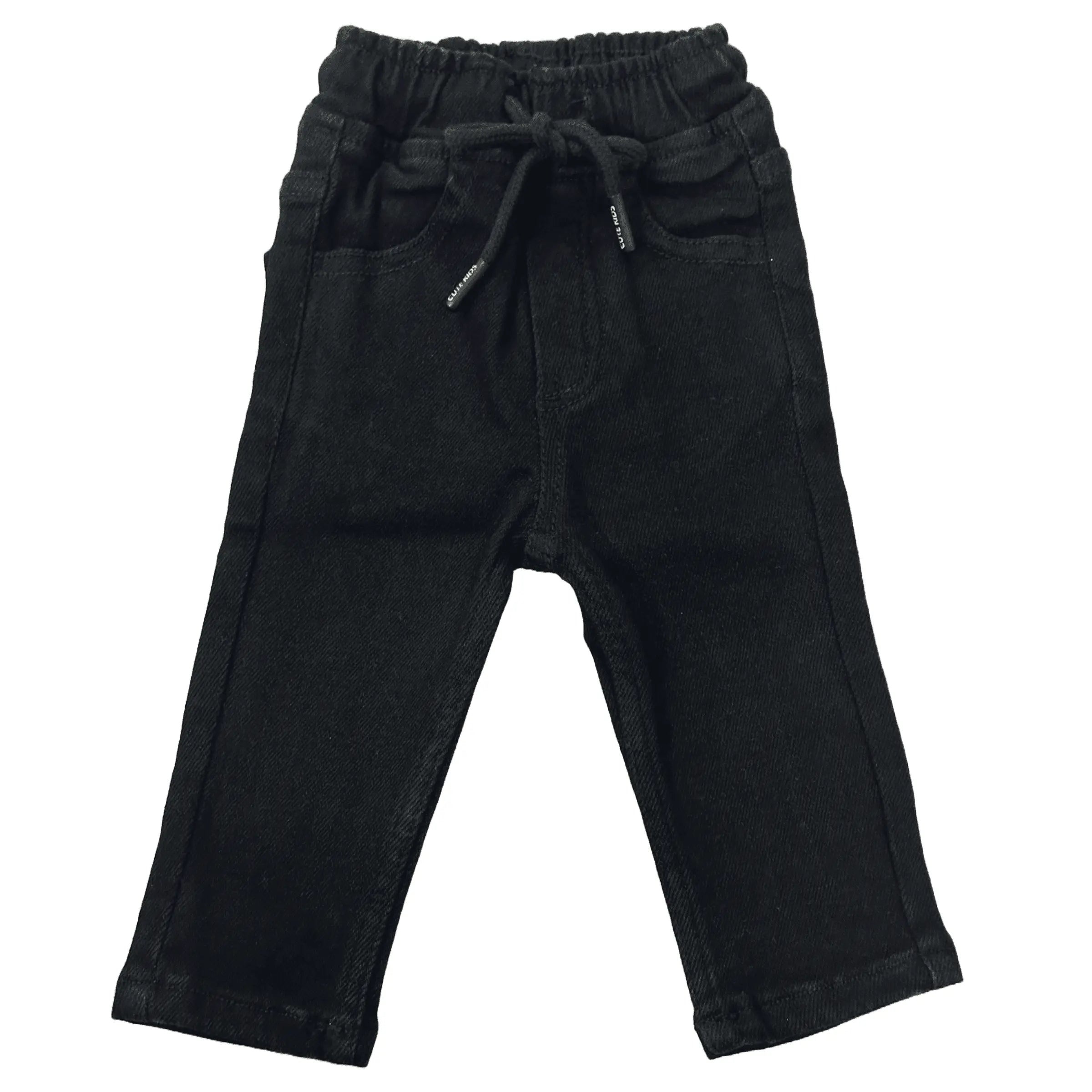 NewBorn Denim Pants - Black - Cute Kids