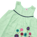 NewBorn Embroidered Co-ord Set  – Green
