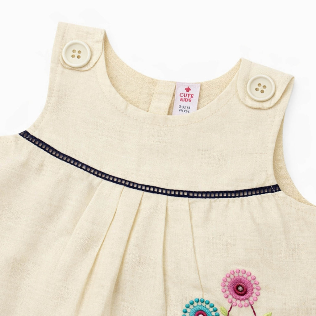 Newborn Embroidered Frock   – SKIN