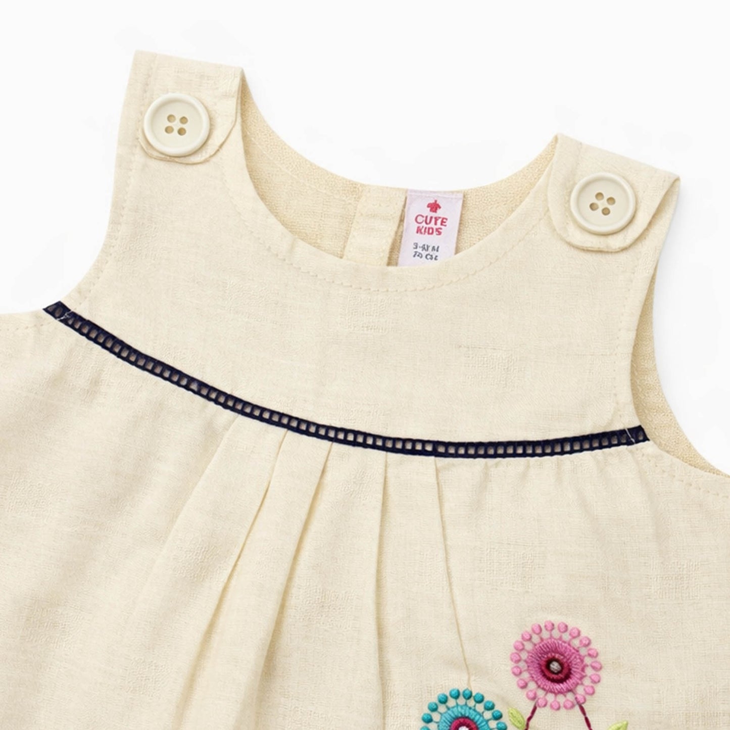 Newborn Embroidered Frock   – SKIN
