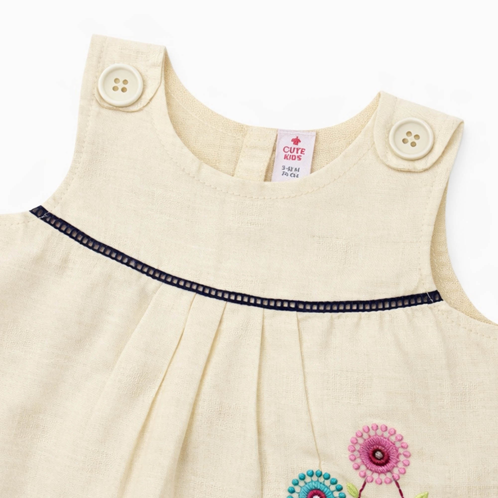 Newborn Embroidered Frock   – SKIN