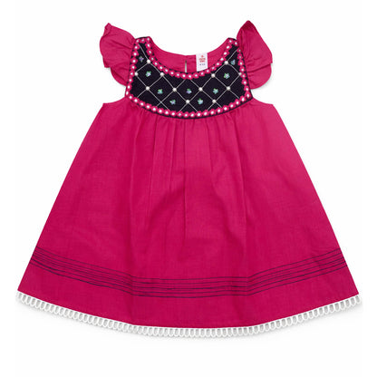 Girls Fancy Frock - PINK