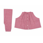 Girls Printed Co-ord Set - Red