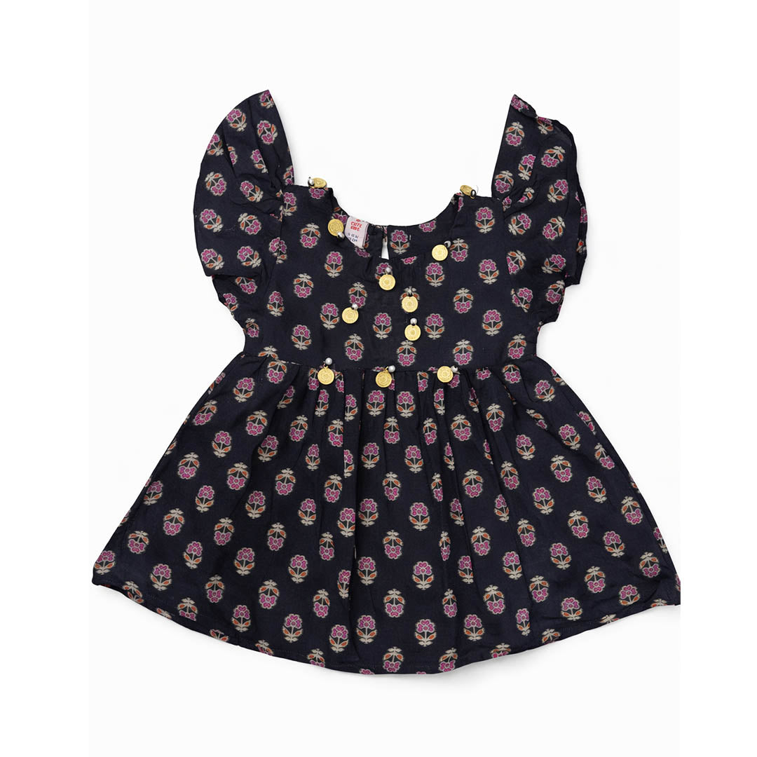 Newborn Frock - Black