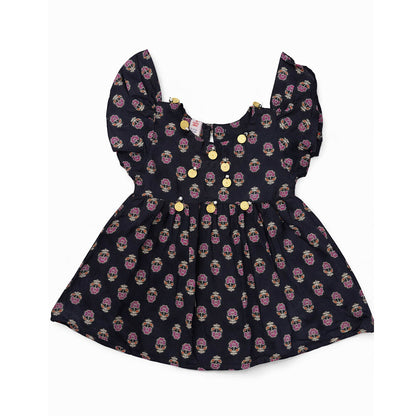 Newborn Frock - Black