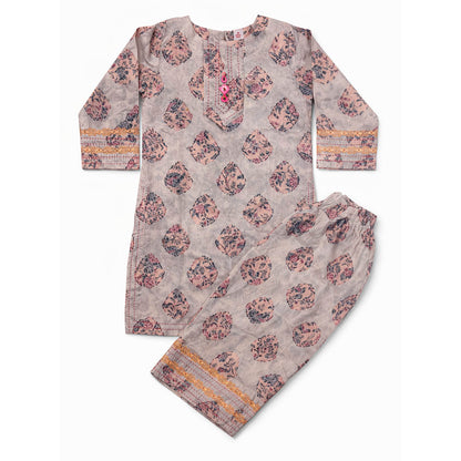 Girls Co-ord Set - L-Peach