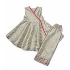 Girls Fancy Co-ord Set - Sky