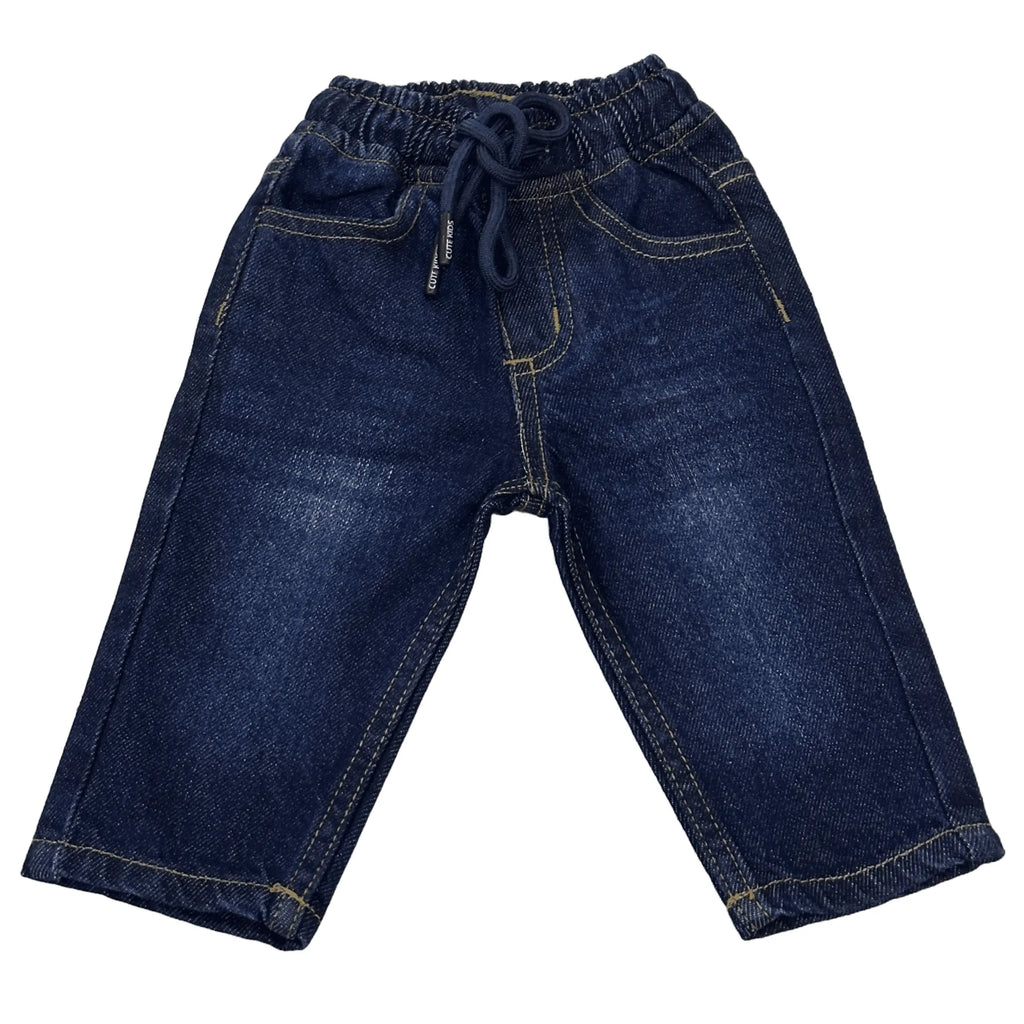 NewBorn Denim Pants - Dark Wash - Cute Kids