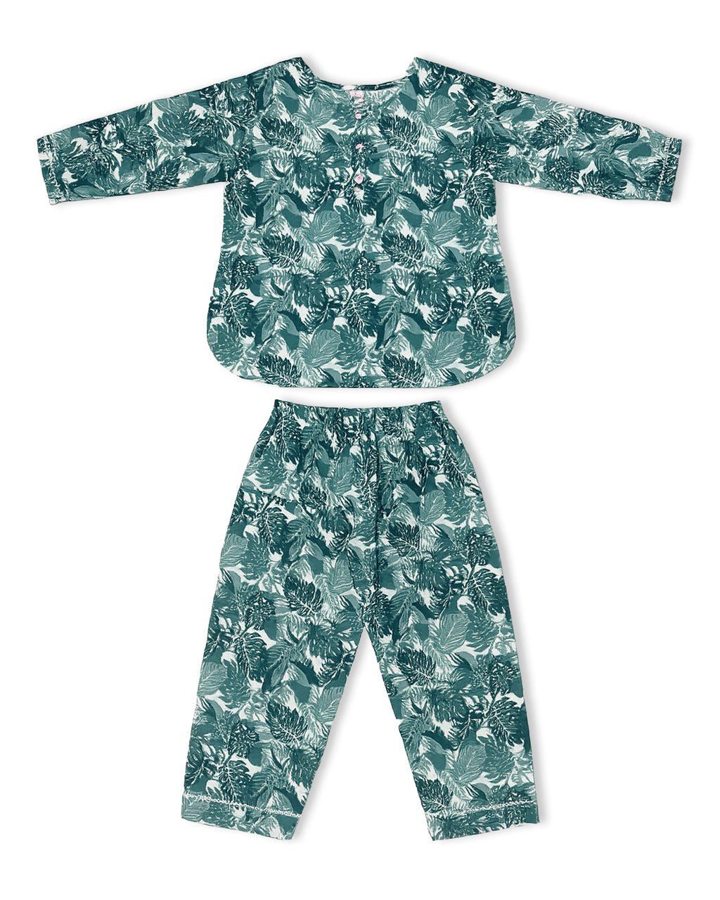 Girls co-ord Set in Green color