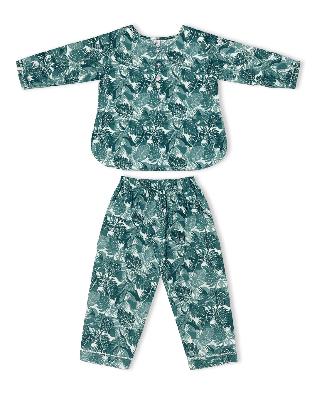 Girls co-ord Set in Green color