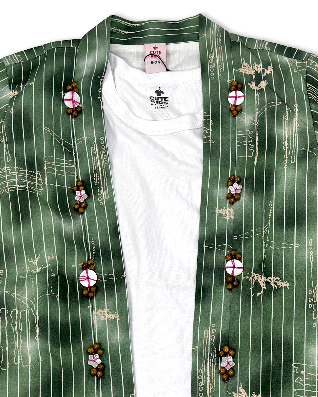 Girls co-ord Set in Green Color