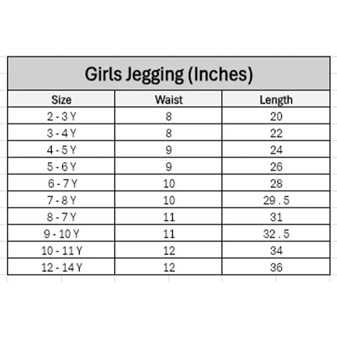 Girls Denim Jegging - Dark Wash - Cute Kids