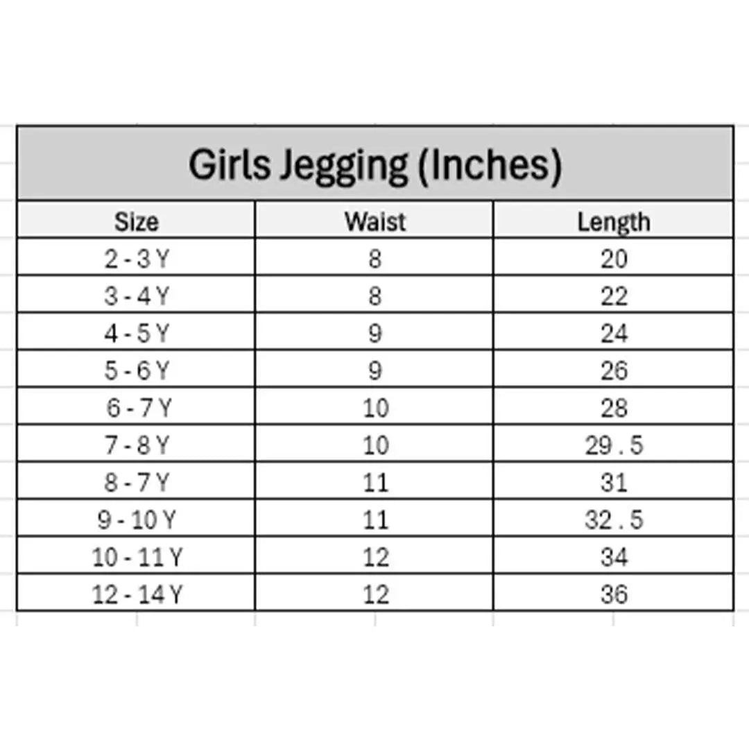 Girls Denim Jegging - Dark Wash - Cute Kids