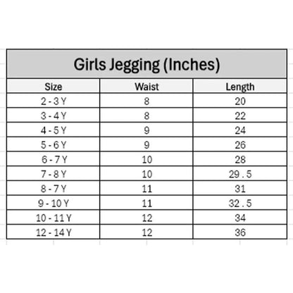 Girls Denim Jegging - Dark Wash - Cute Kids