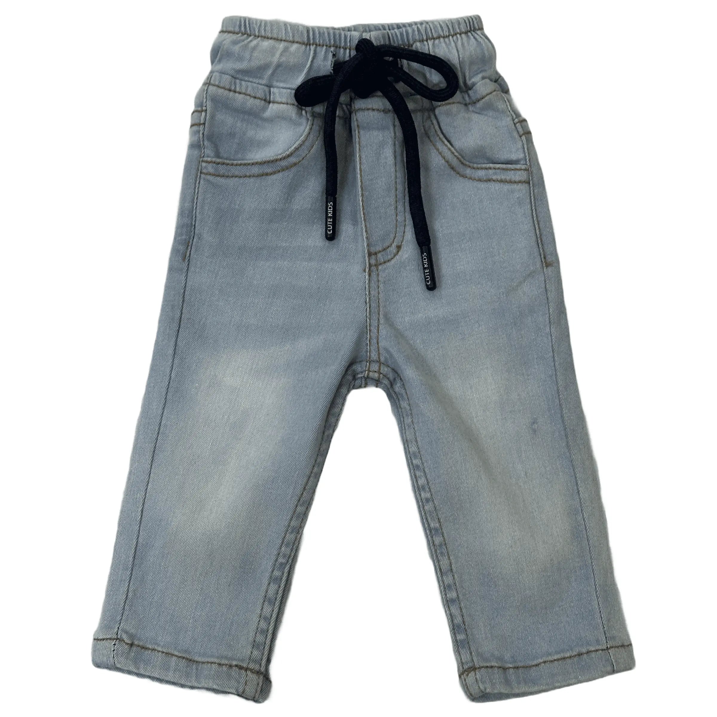 NewBorn Denim Pants - Light Wash - Cute Kids