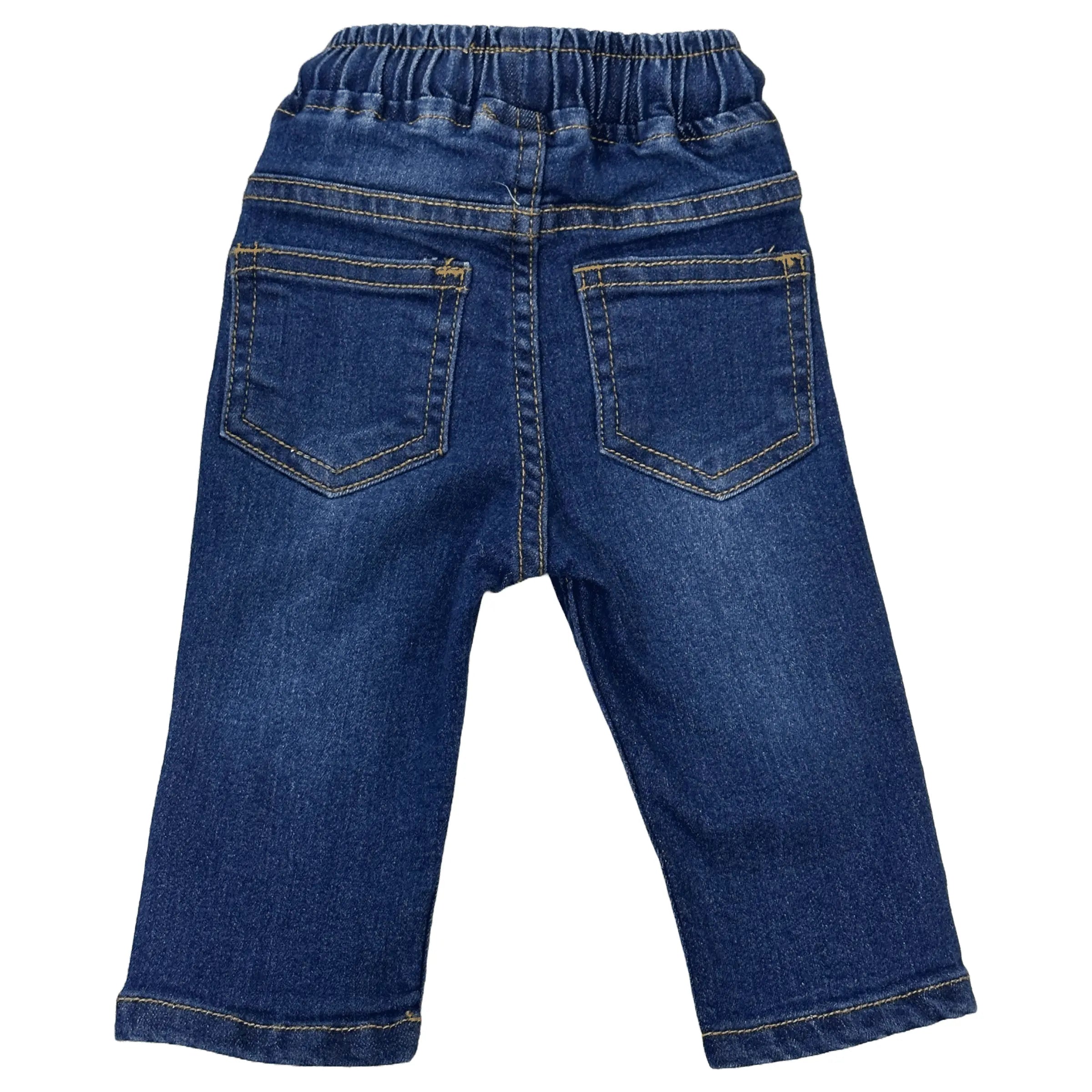 NewBorn Denim Pants - Mid Wash - Cute Kids